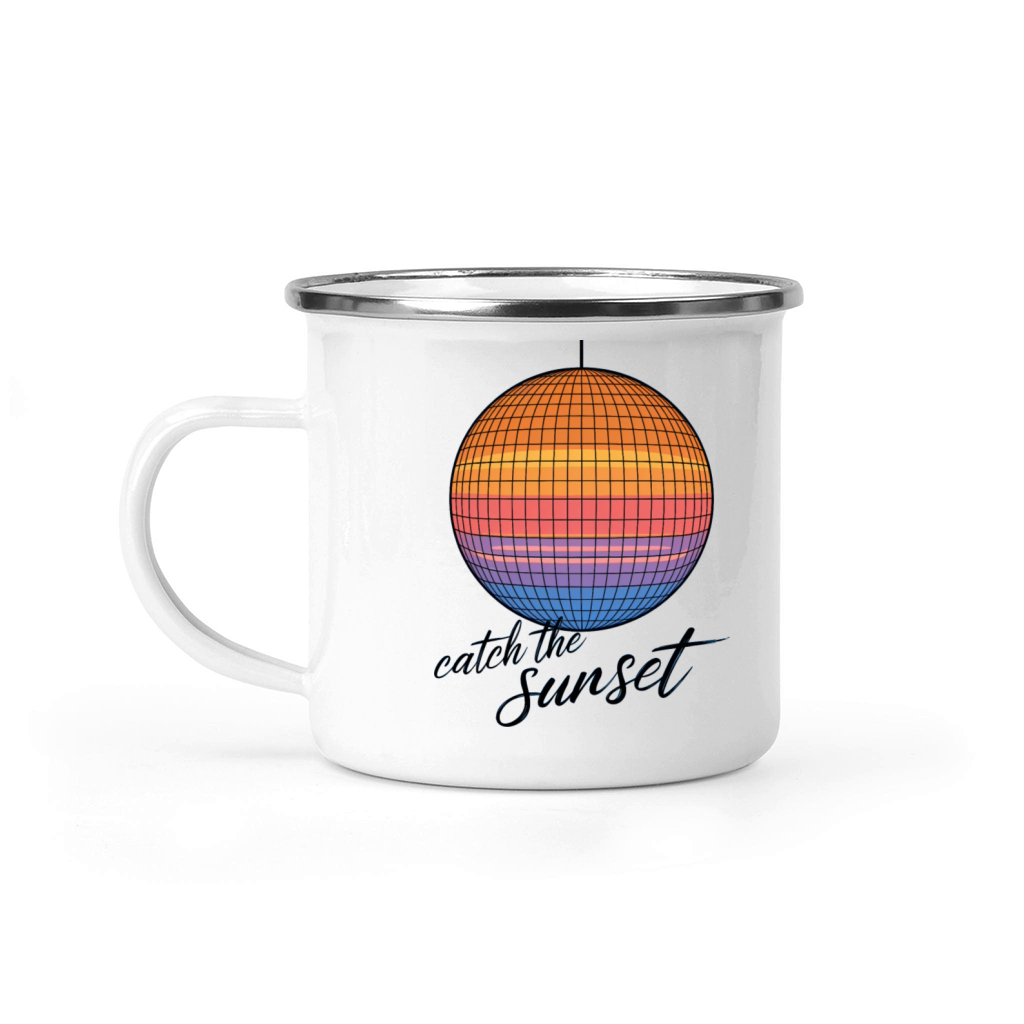 Sunset Disco Camping Mug