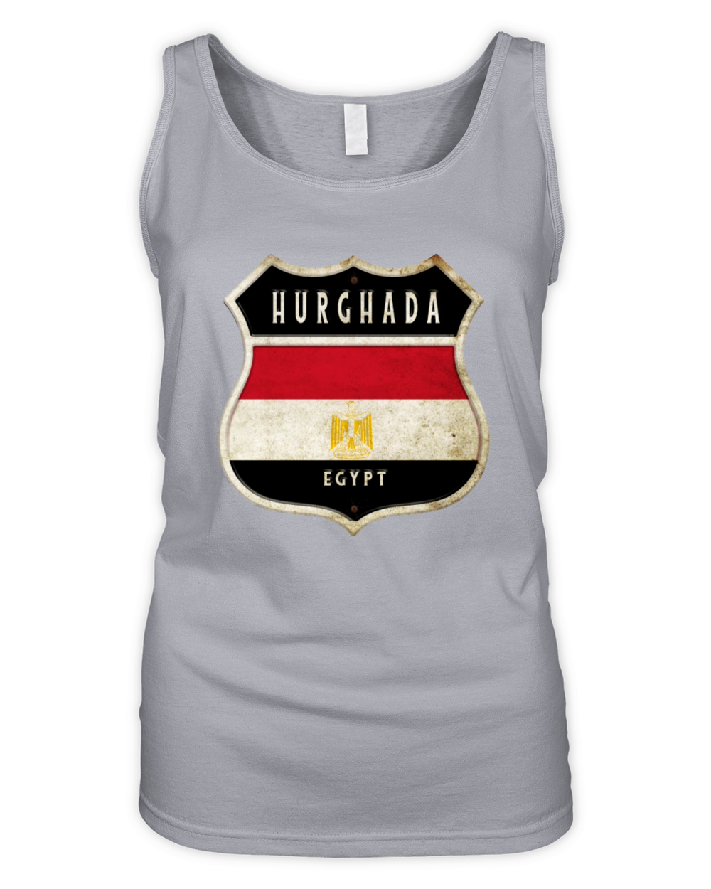 Hurghada Egypt coat of arms design Organic Women's Tank Top