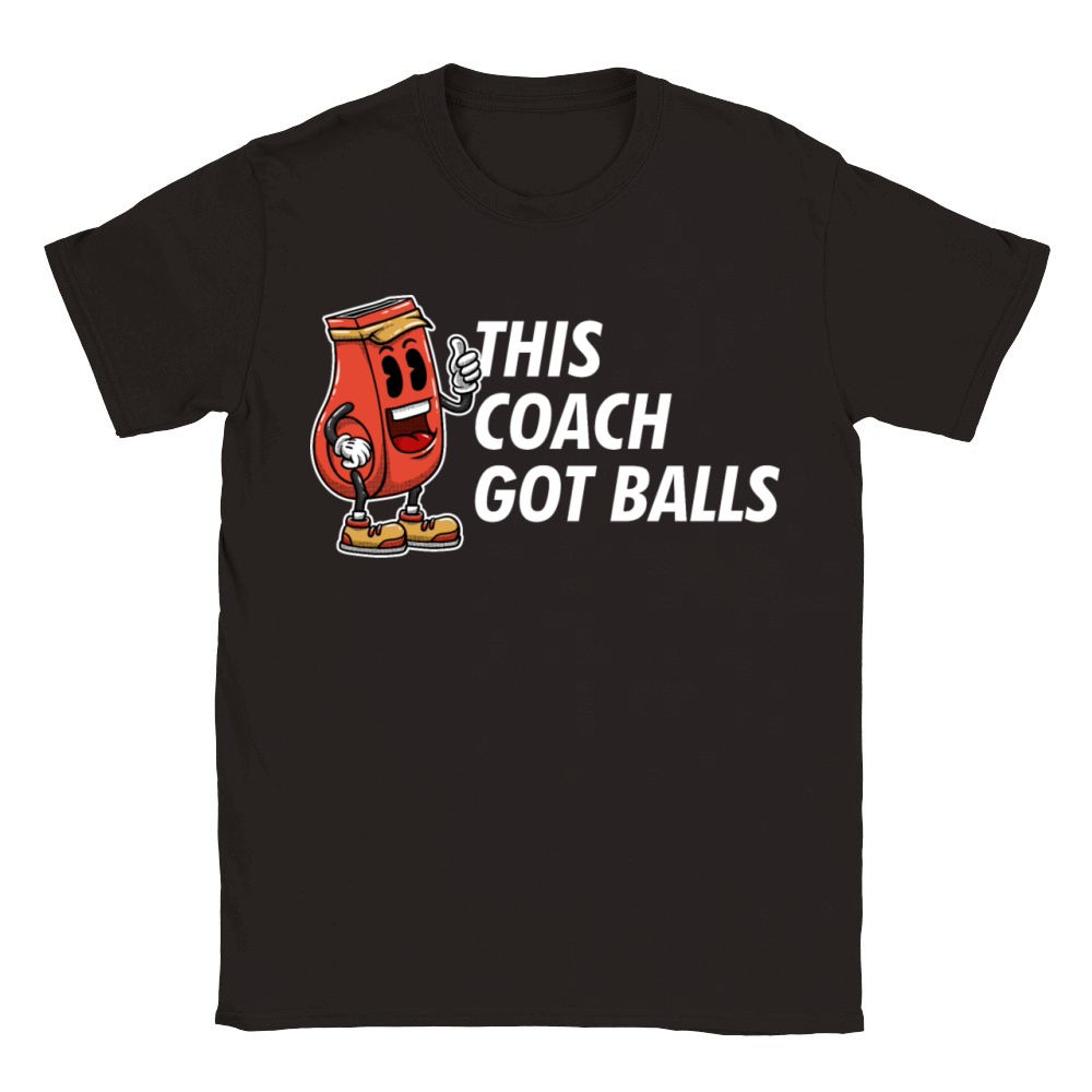 This Coach Got Balls Funny Coaching Humor Mentor T Classic Kids Crewneck T-shirt