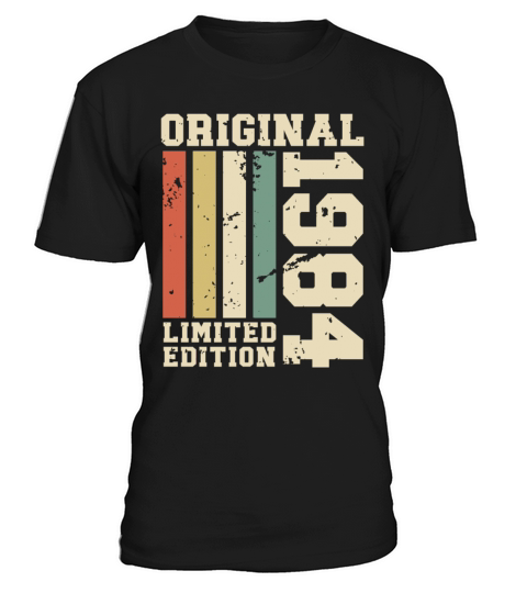Born 1984 Vintage Retro 40th Birthday T-Shirt Unisex