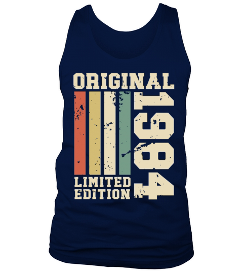 Born 1984 Vintage Retro 40th Birthday Tank Top Unisex