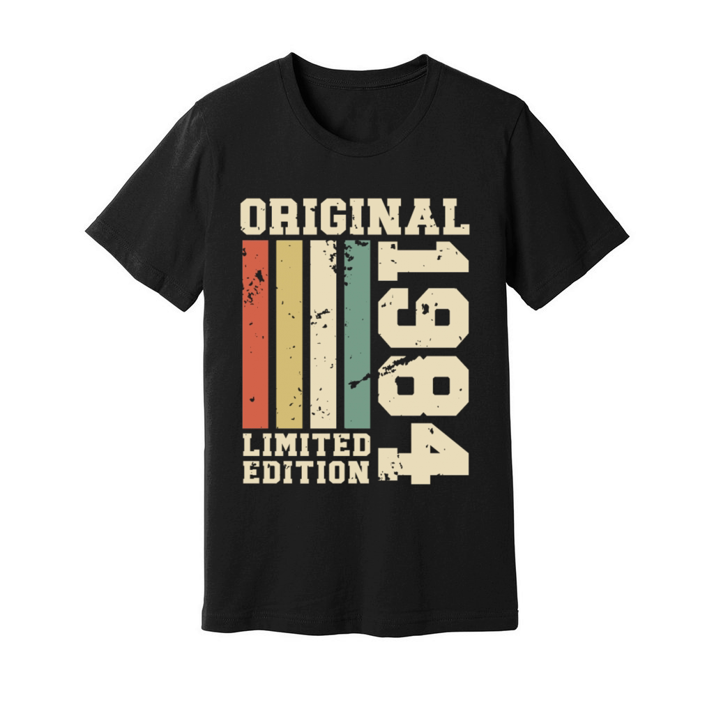 Born 1984 Vintage Retro 40th Birthday Unisex Jersey Tee