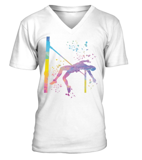 High Jumper High Jumping High Jump V-Neck T-shirt