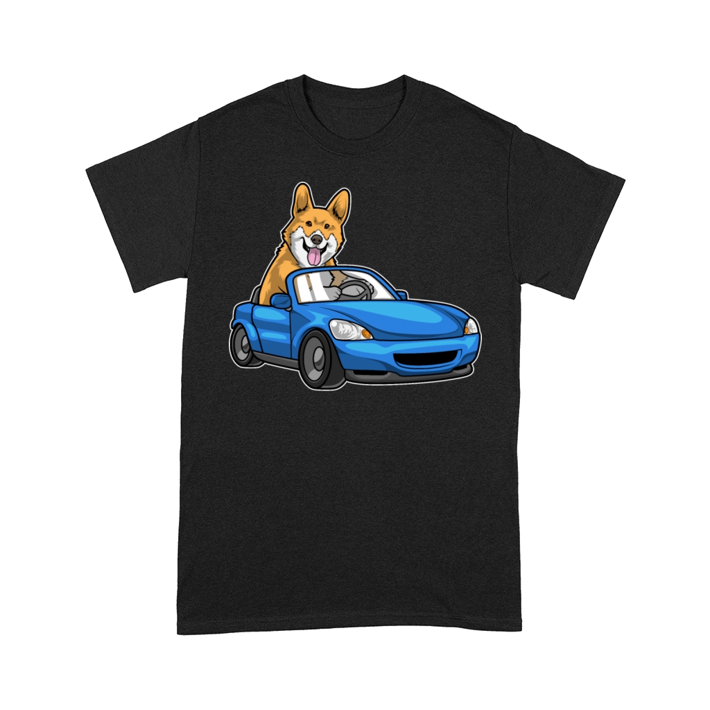 Corgi Car Comfort T-shirt