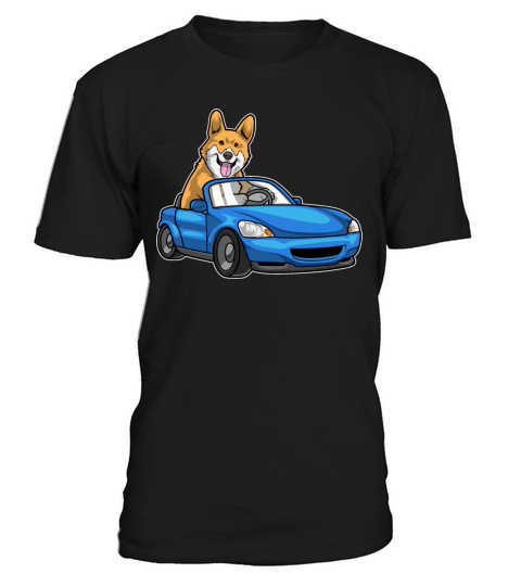 Corgi Car T-Shirt Unisex