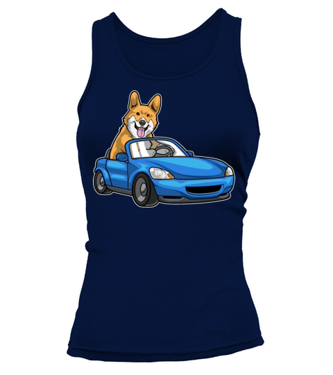 Corgi Car Tank top Woman