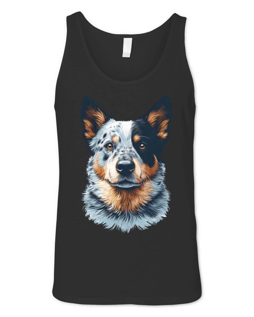 Blue Heeler Vintage Unisex Pet T-Shirt with Custom Unisex Jersey Tank
