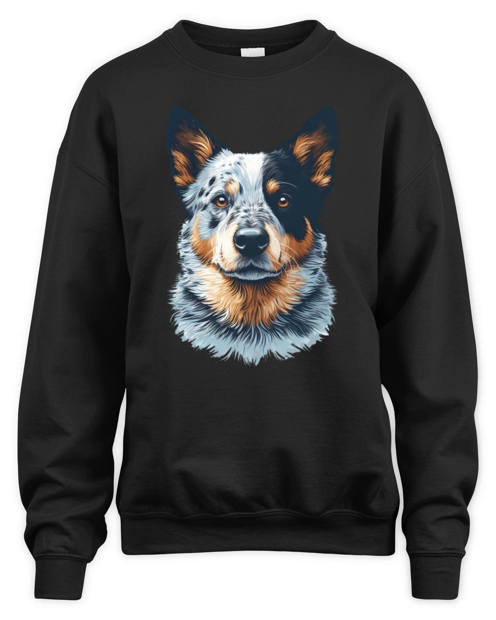 Blue Heeler Vintage Unisex Pet T-Shirt with Custom Unisex Premium Crewneck Sweatshirt