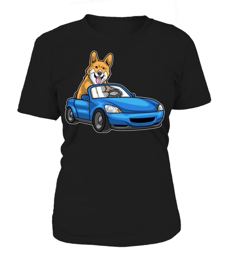Corgi Car Women's T-Shirt