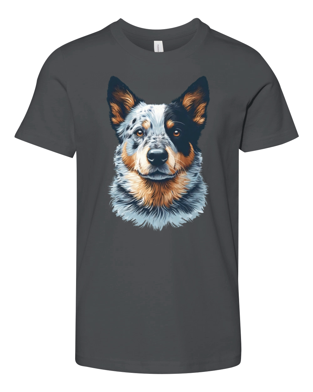 Blue Heeler Vintage Unisex Pet T-Shirt with Custom Youth Unisex Jersey Tee