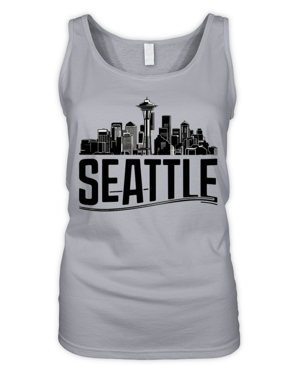 Seattle Washington Organic Women's Tank Top