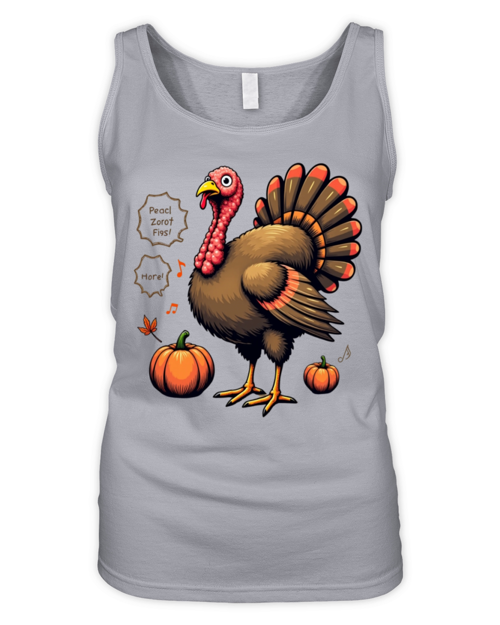Talk Turkey To Me Organic Women's Tank Top