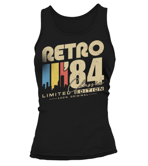 Original 1984 Vintage Retro 40th birthday Tank top Woman