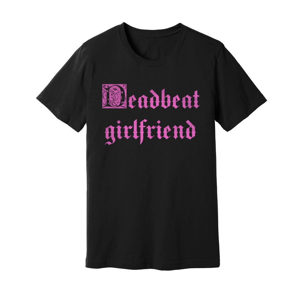 Deadbeat girlfriend vintage Unisex Jersey Tee