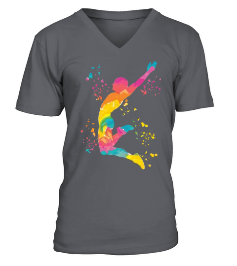 Long Jumper Long Jumping Kids Long Jump V-Neck T-shirt