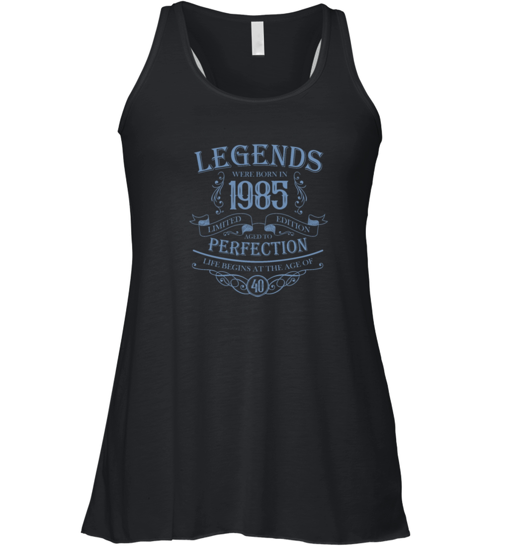 Born 1985 Aged to Perfection Vintage Women's Flowy Tank Top