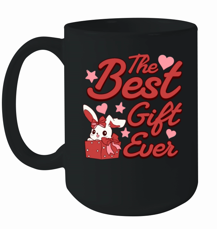 The Best Gift Ever Funny Rabbit Cool Christmas Ceramic Mug