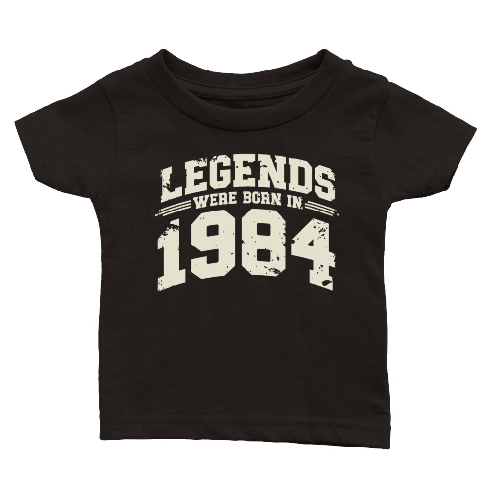 Legends were born in 1984 Classic Baby Crewneck T-shirt