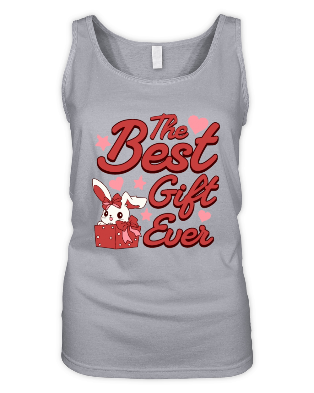 The Best Gift Ever Funny Rabbit Cool Christmas Organic Women's Tank Top