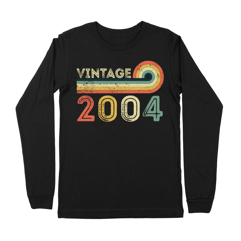 Vintage 2004 Born in 2004 Birthday 2004 Bday shirt Premium Long Sleeve