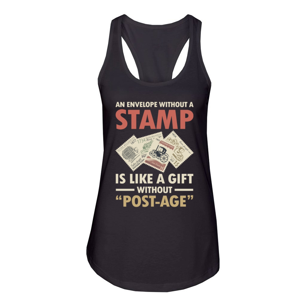 An Envelope Without a Stamp is Like a Gift Women's Racerback Tank