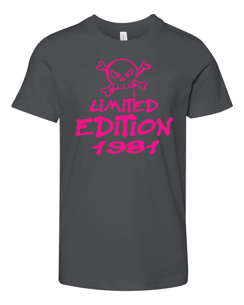 Limited Edition 1981 Birthday 1981 Born Youth Unisex Jersey Tee