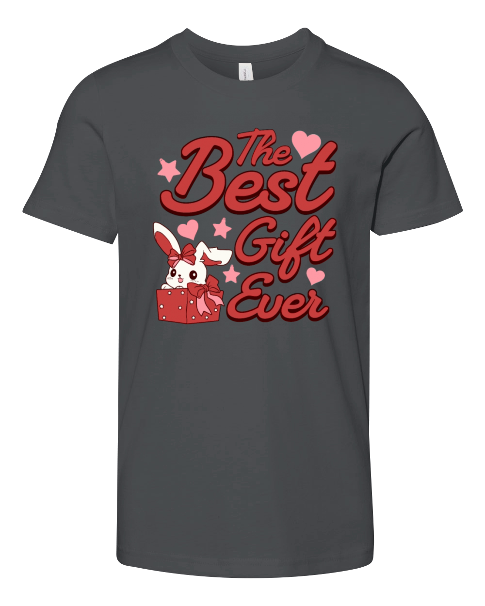The Best Gift Ever Funny Rabbit Cool Christmas Youth Unisex Jersey Tee