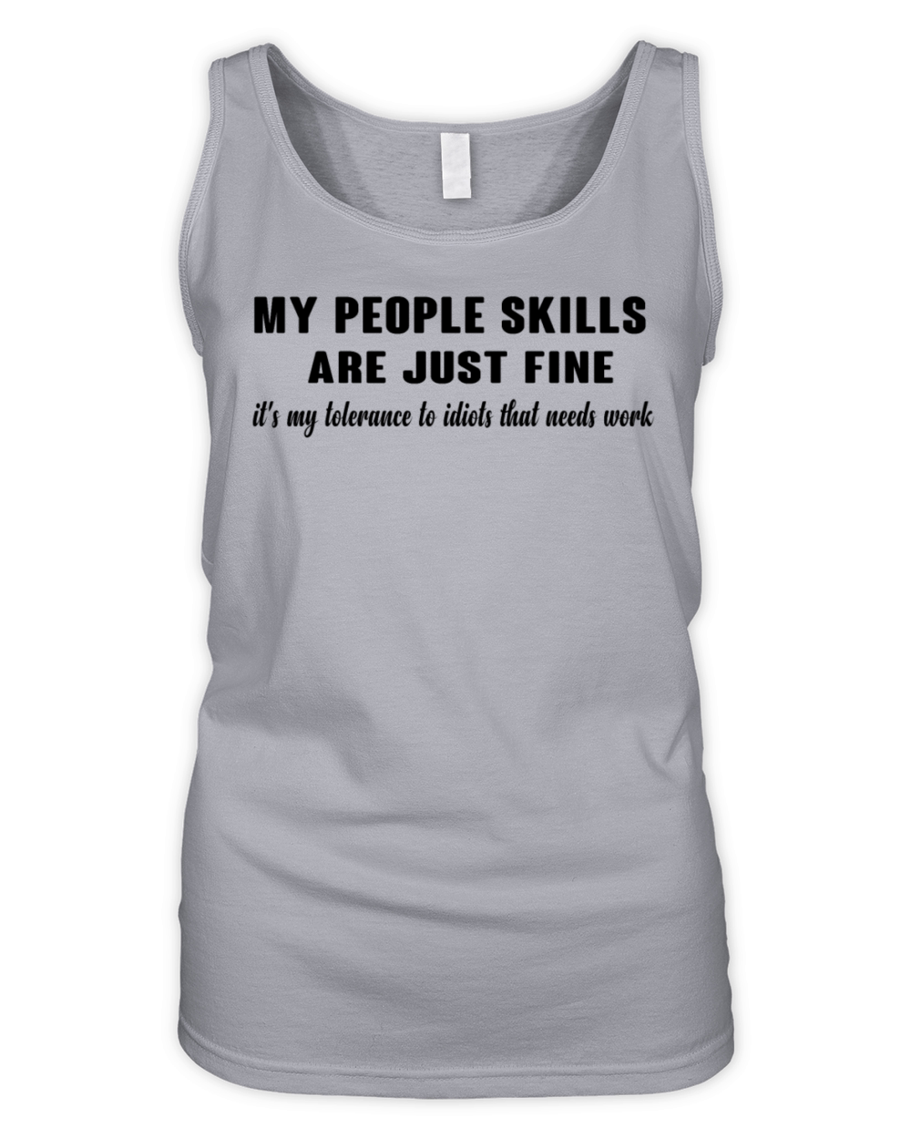 Its My Tolerance to Idiots That Needs Work Organic Women's Tank Top