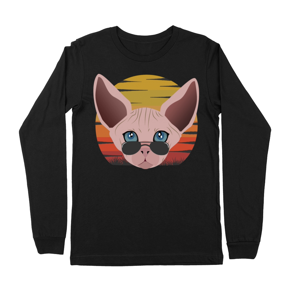 sphinx cat sunset Premium Long Sleeve