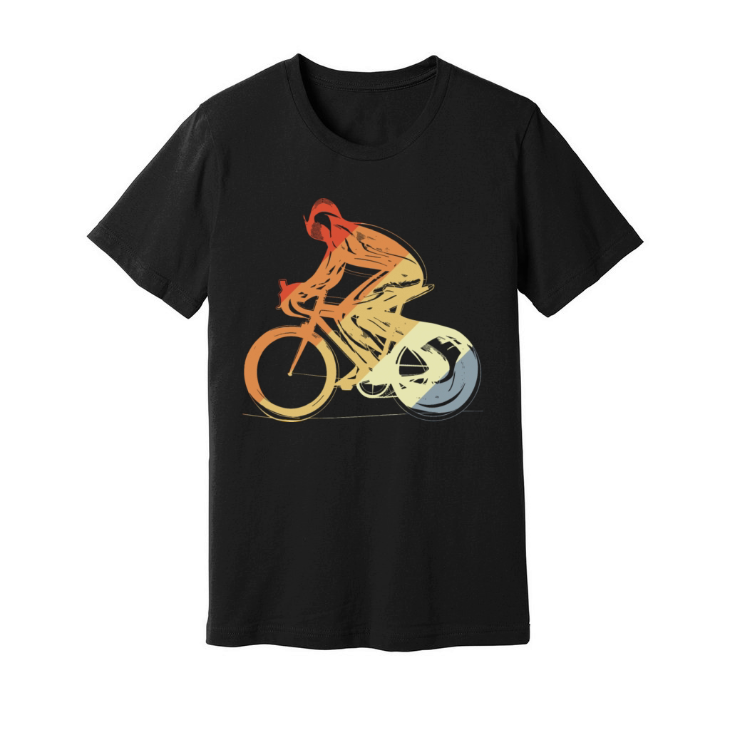 Cyclist Vintage Look Unisex Jersey Tee