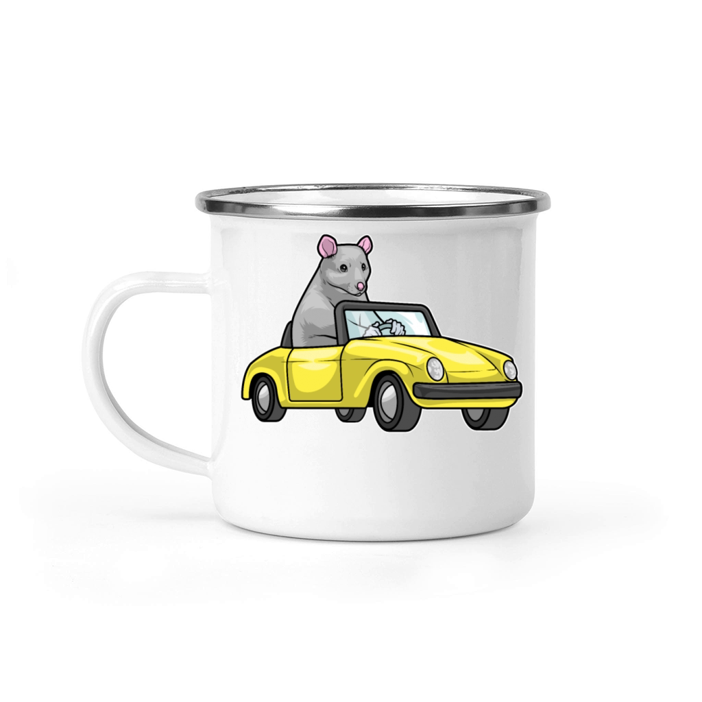 Rat Car Camping Mug