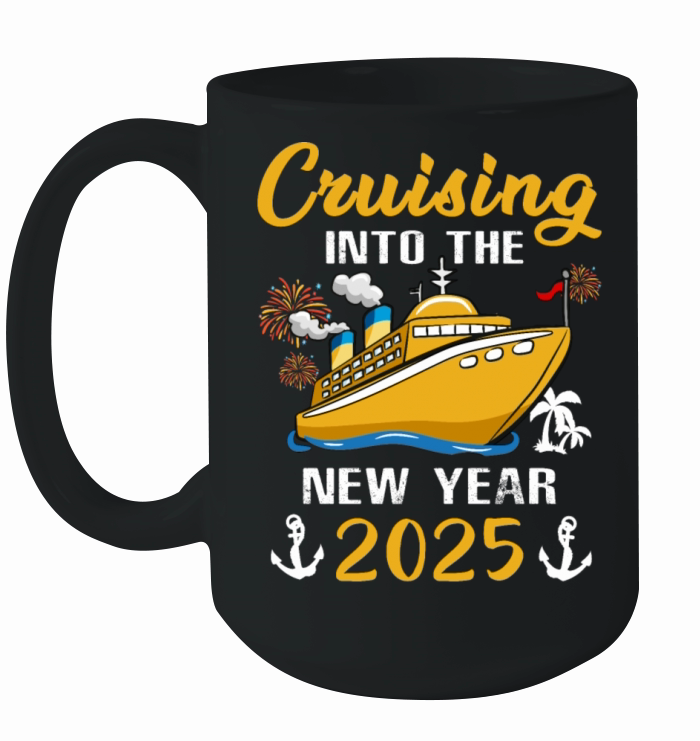 Cruising Into The New Year 2025 Ceramic Mug
