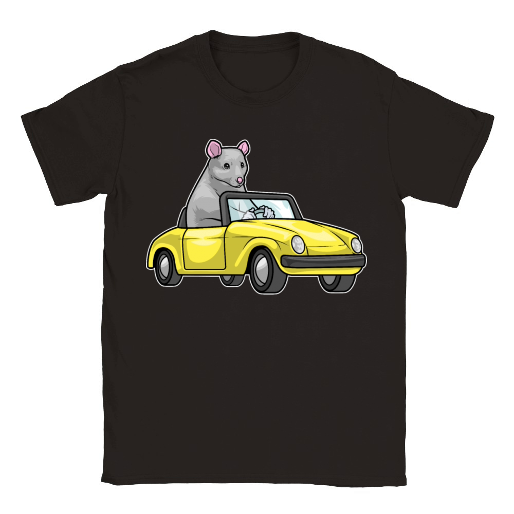 Rat Car Classic Kids Crewneck T-shirt