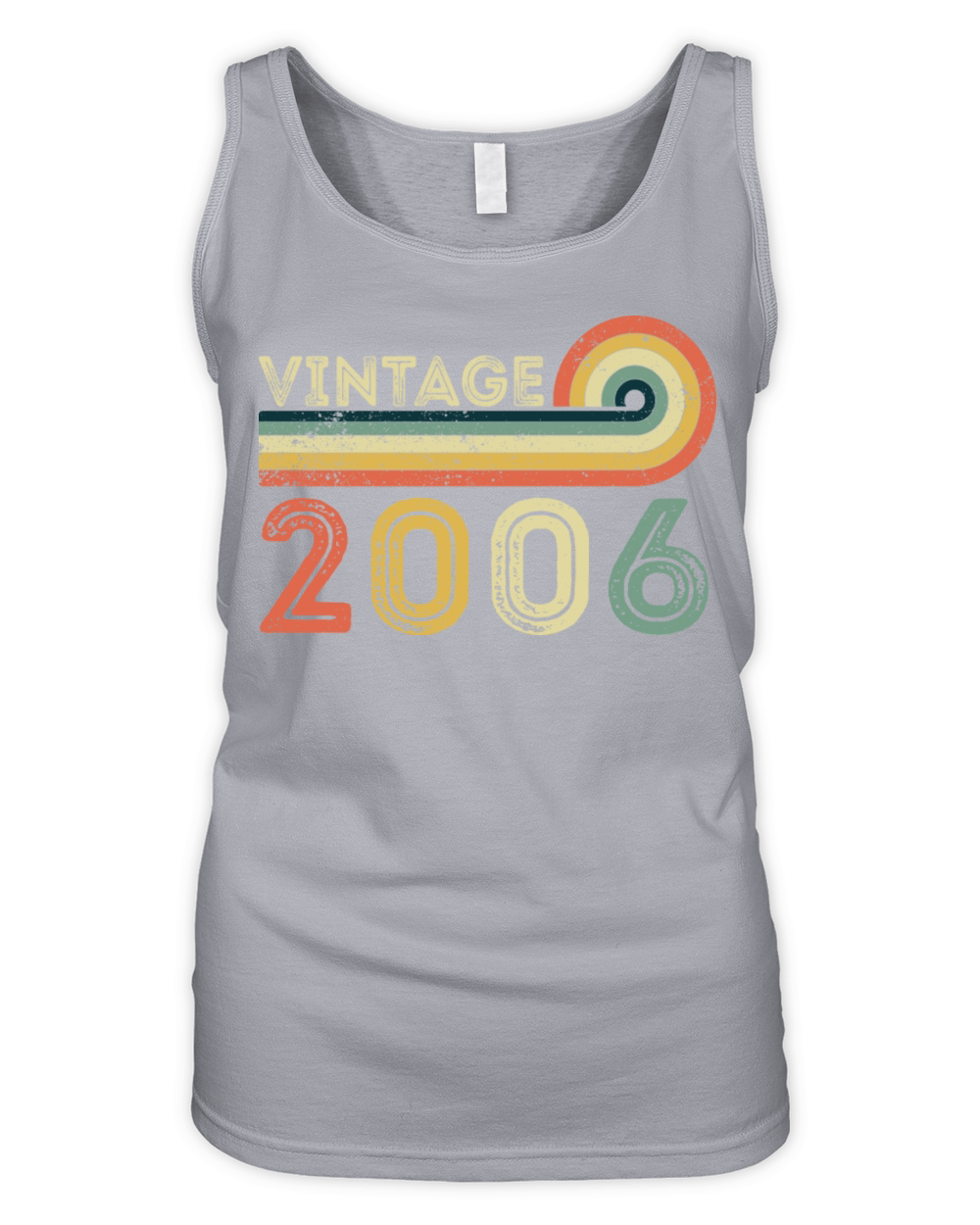 Vintage 2006 Born in 2006 Birthday Bday Gift Organic Women's Tank Top