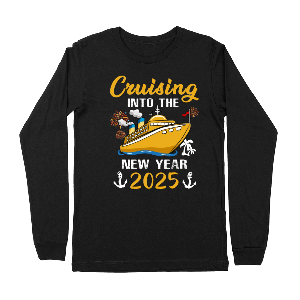 Cruising Into The New Year 2025 Premium Long Sleeve