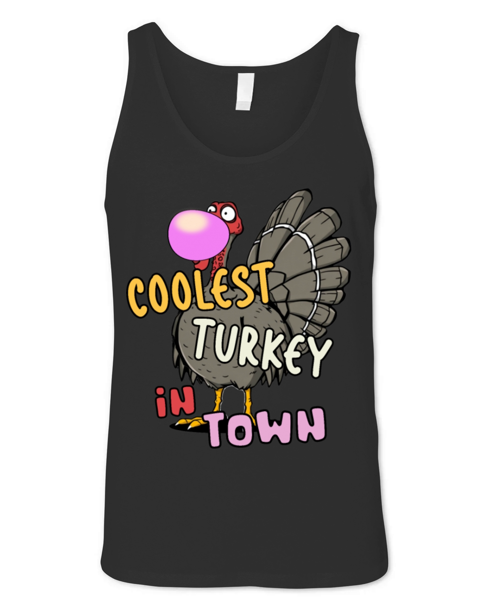 Coolest Turkey in Town Unisex Jersey Tank