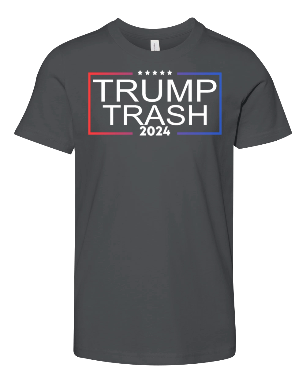 Trump Trash 2024 Grunge Vintage Garbage for Trump Youth Unisex Jersey Tee