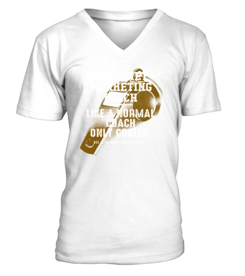 Internet Marketing Coach Like a Normal Coach V-Neck T-shirt