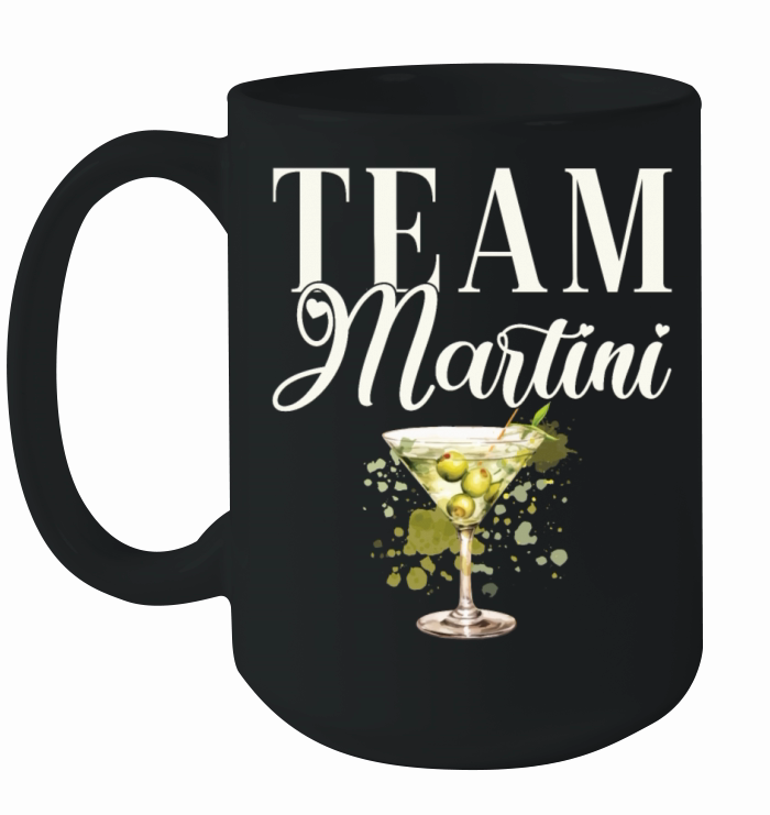 Team Martini Cocktail Bartender Ceramic Mug