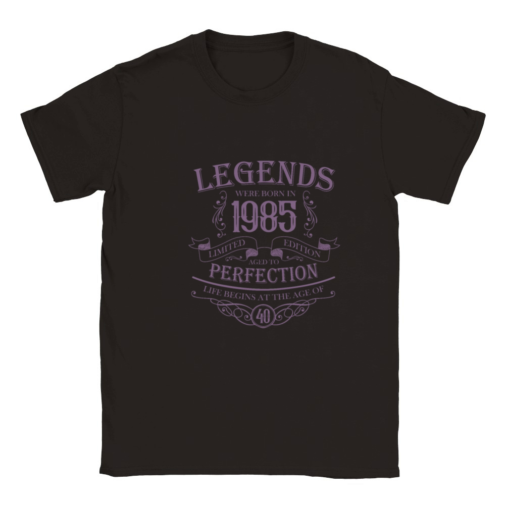 Born 1985 Aged to Perfection Vintage Classic Kids Crewneck T-shirt