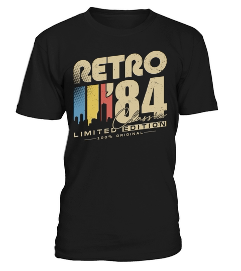 Retro 1984 Classic Jahrgang Geburtstag Geschenk T-Shirt Unisex