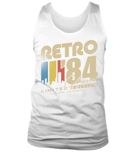 Retro 1984 Classic Jahrgang Geburtstag Geschenk Tank Top Unisex