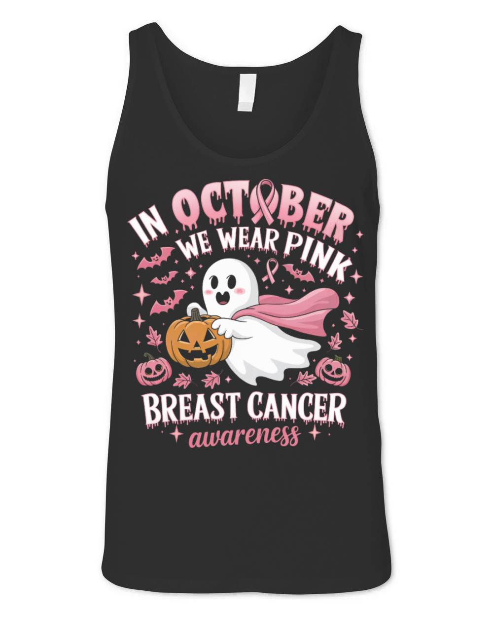Breast Cancer Awareness In October We Wear Pink Unisex Jersey Tank