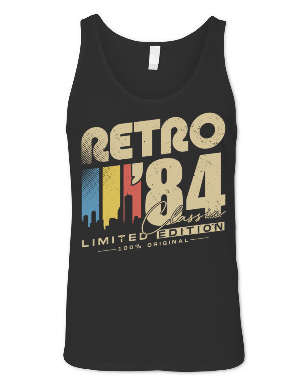 Retro 1984 Classic Jahrgang Geburtstag Geschenk Unisex Jersey Tank