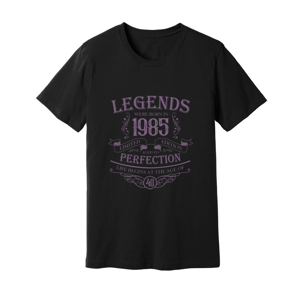 Born 1985 Aged to Perfection Vintage Unisex Jersey Tee