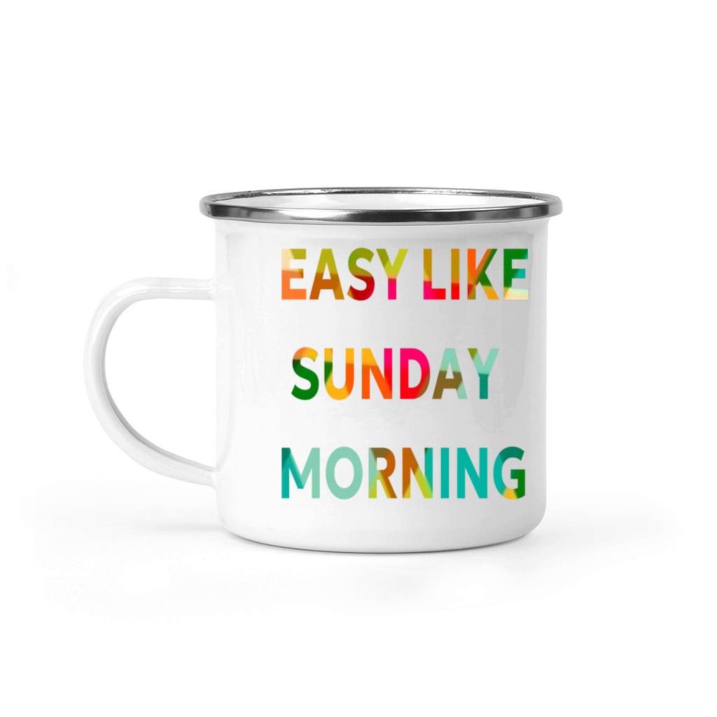 Eeasy LIke Sunday Morniing Vibes Camping Mug
