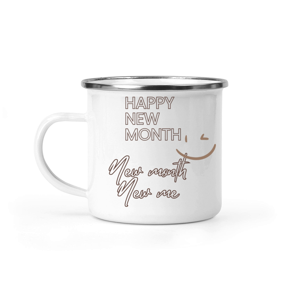 Happy New Month Camping Mug
