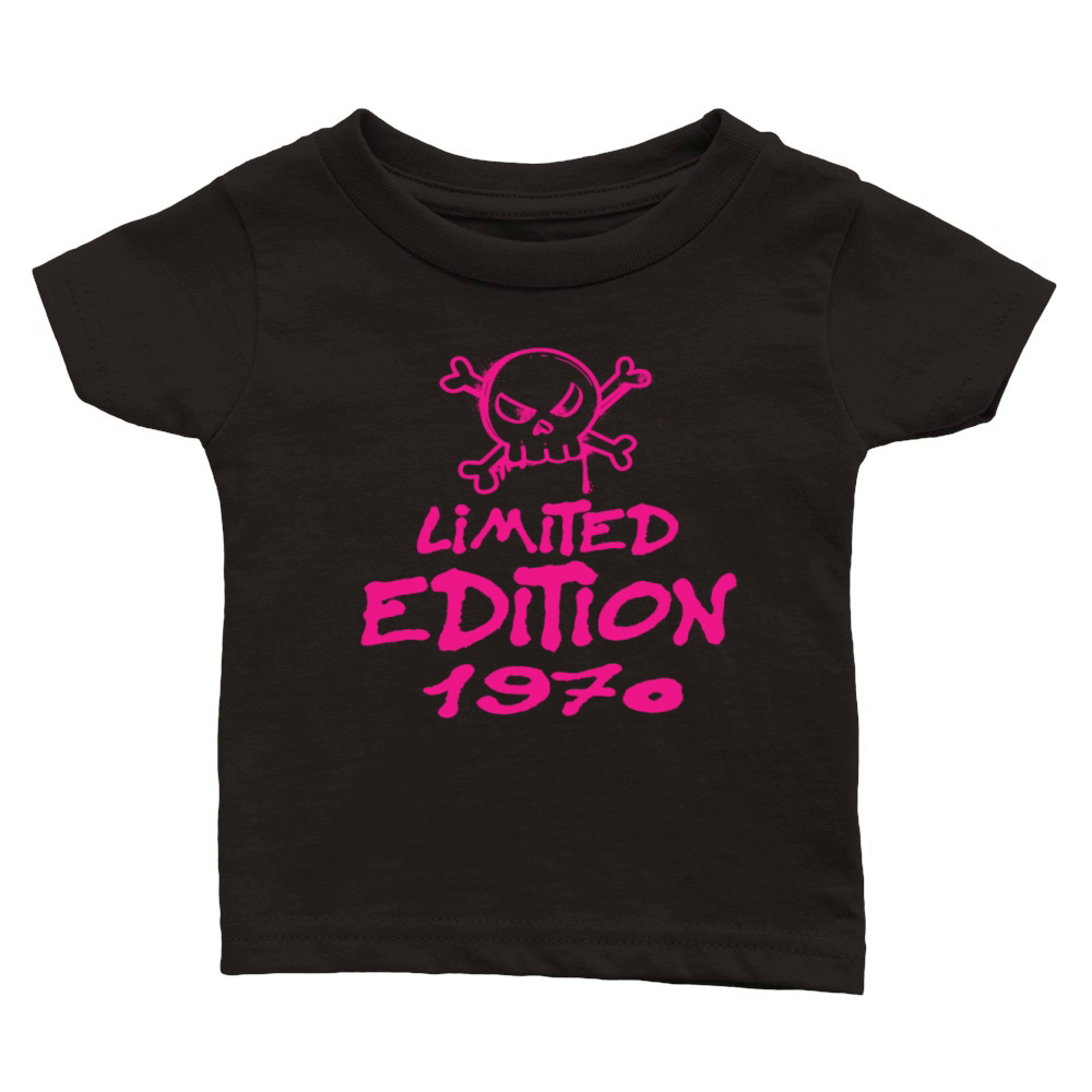 Limited Edition 1970 Birthday 1970 Born Classic Baby Crewneck T-shirt