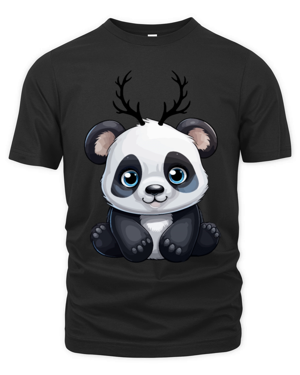 cute panda design gift for christmas Organic Unisex T-shirt