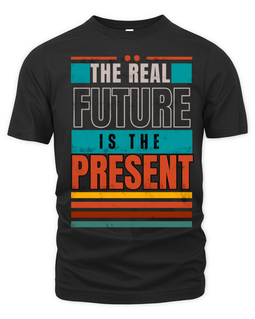 The Real Future is the Present Organic Unisex T-shirt